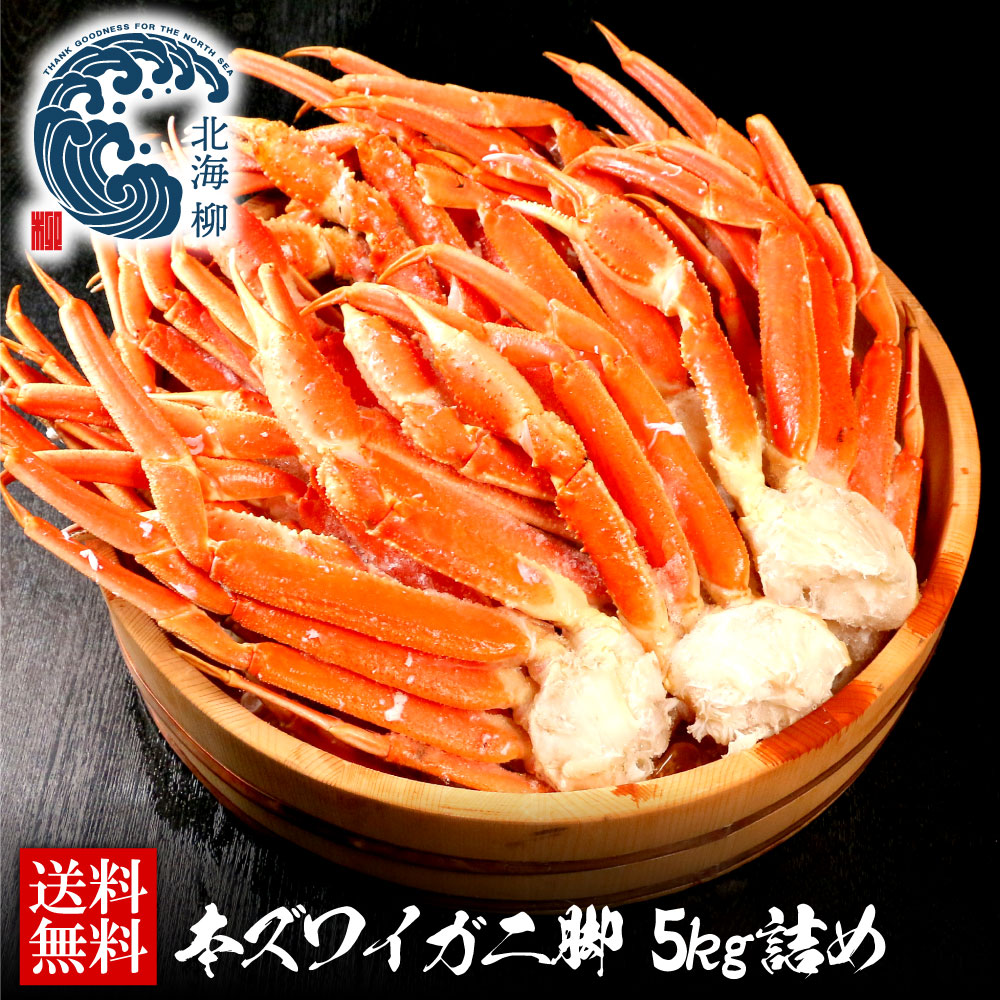 ギフト 【期間限定SALE⇒10％OFFクーポン有！】 ズワイガニ 訳あり メガ盛り 5kg 送料無料 かに 蟹 カニ ズワイ蟹 ずわい ずわい蟹 ズワイかに脚 カニ足 カニ脚 蟹足 蟹脚 ボイルカニ脚 脚 足 ボイル 食べ放題 WEB限定