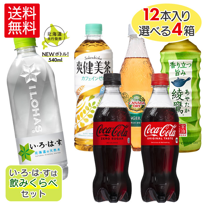 楽天市場】コカ・コーラ社製500mlPETほか×24本入各種よりどり2箱送料無料 : 北海道サービスショップ楽天市場店