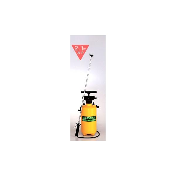 噴霧器 プレッシャー式噴霧器 2頭式伸縮ノズル  No.7560 ダイヤスプレー  5Ｌ