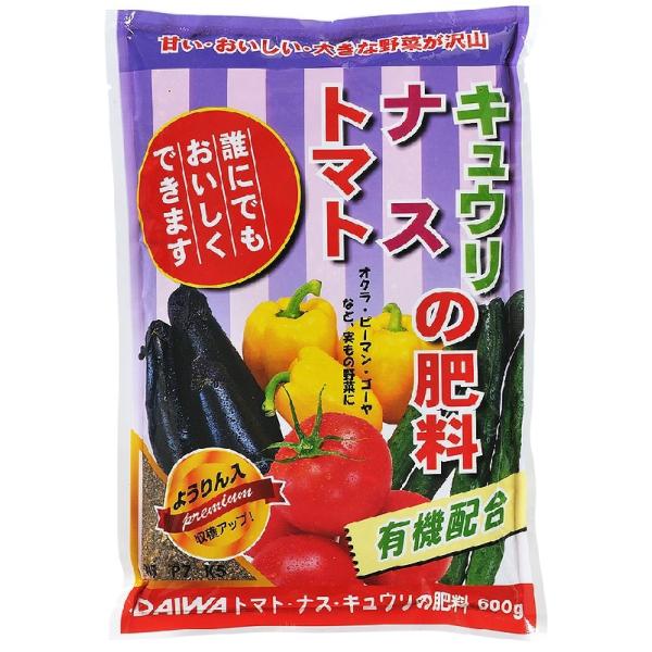 肥料 トマト・ナス・キュウリの肥料 大和 600g×35個|北越農事 店