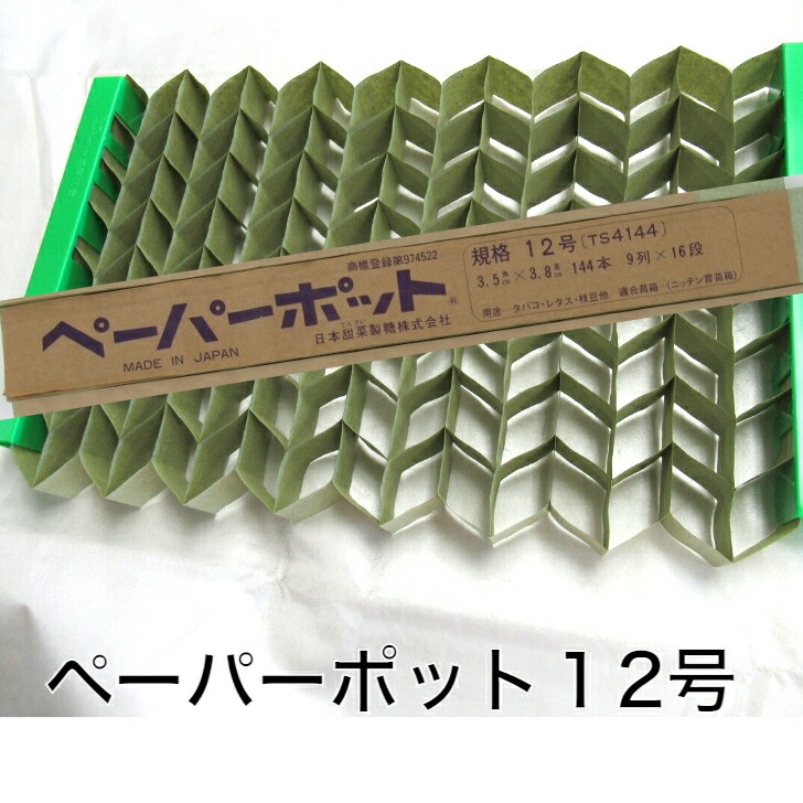 楽天市場】ニッテン ペーパーポット 11号 3.5×3.8 128穴 日本甜菜糖