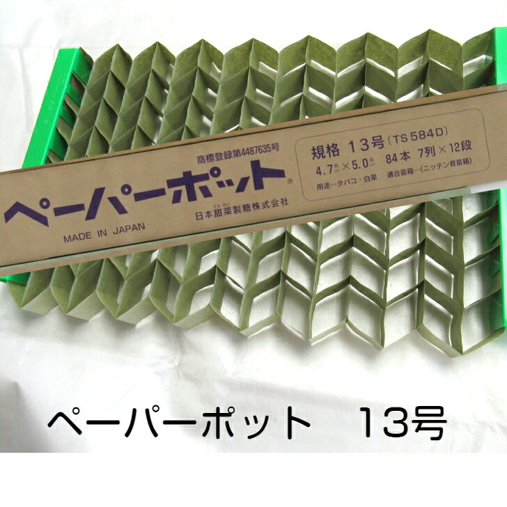 楽天市場】ニッテン ペーパーポット 15号 2.6角×3.8 220穴 日本