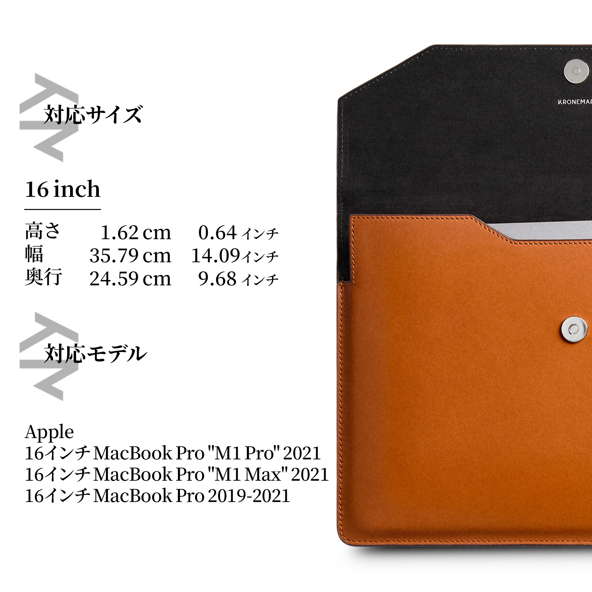 Kasper Maison MacBook Pro 14 ケース ノートパソコン 本革 14インチ