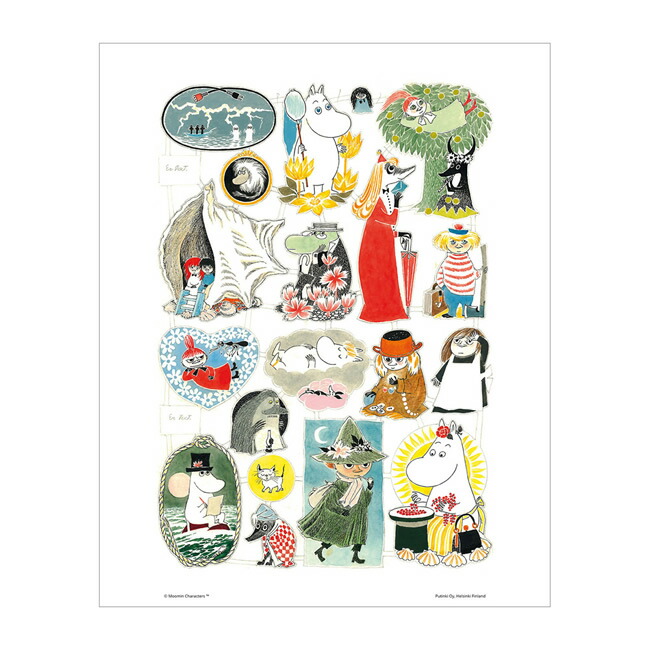楽天市場】Moomin ムーミン ポスター ( Moomin summer Madness