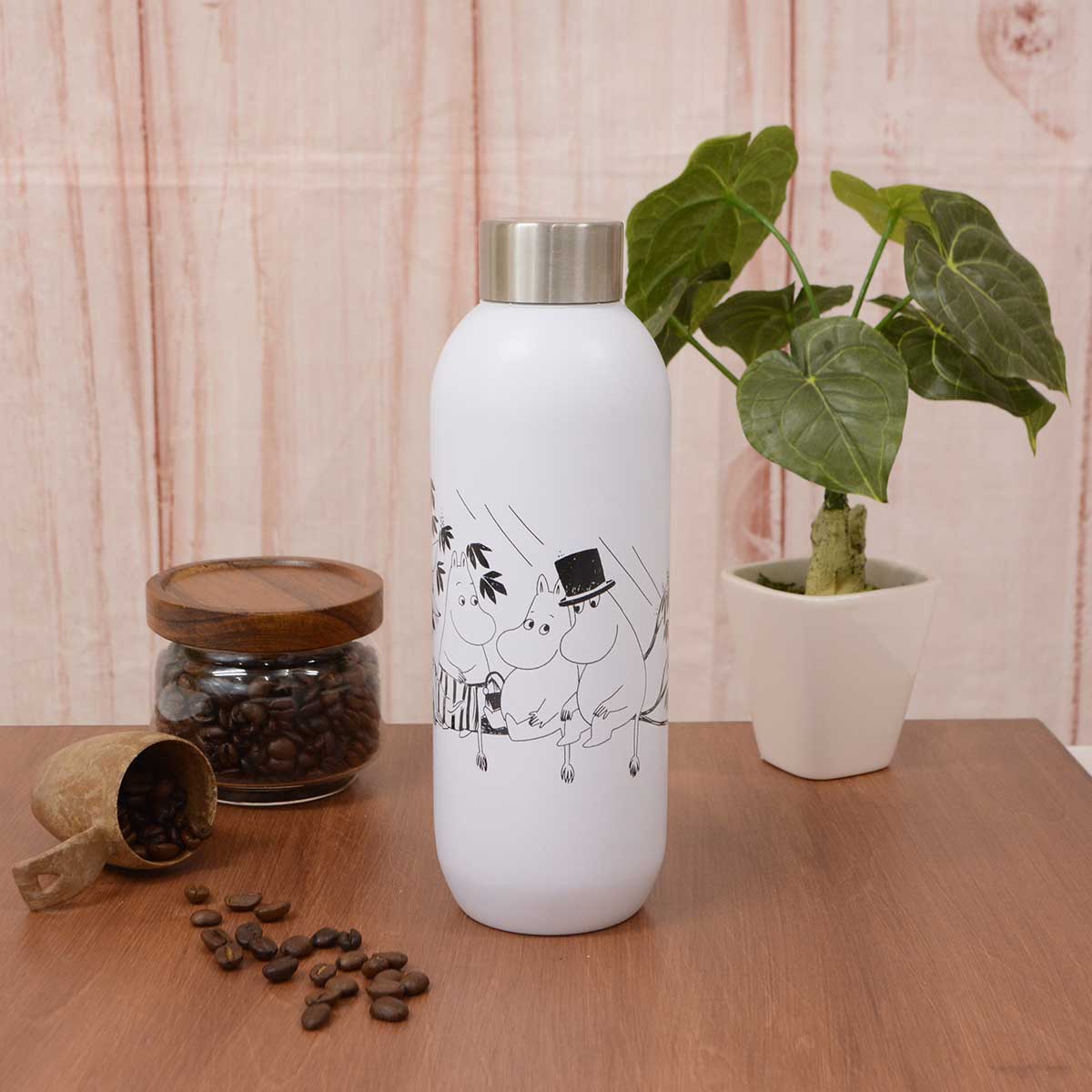 【送料無料】Stelton ステルトン × Moomin ムーミン ドリンクボトル ( ムーミンソフトホワイト / 750ml )【北欧雑貨】