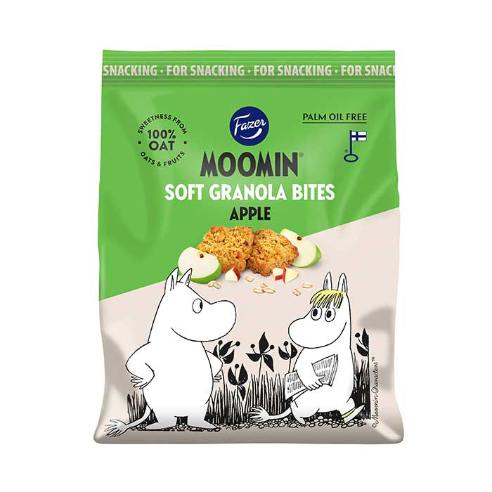 Moomin ムーミン FAZER ファッツェル ムーミン ソフトグラノーラバイツ ( アップル / 120g )【北欧雑貨】画像