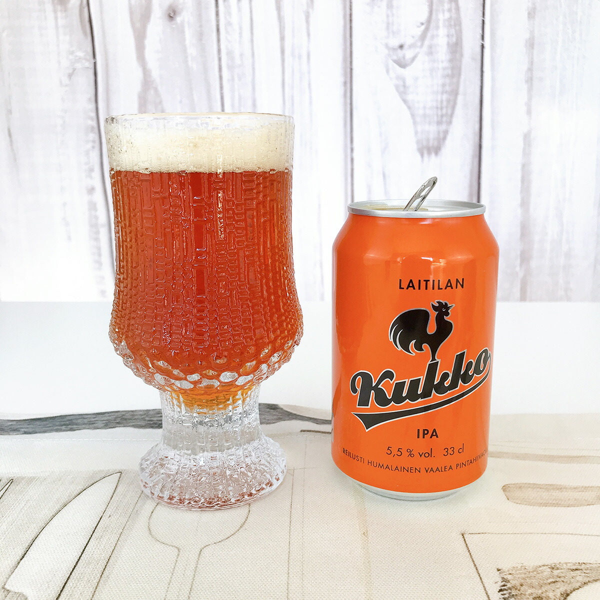 ついに入荷 Laitilan ライティラン Kukko クッコ ビール Ipa 330ml 24缶入 アルコール飲料 Fucoa Cl