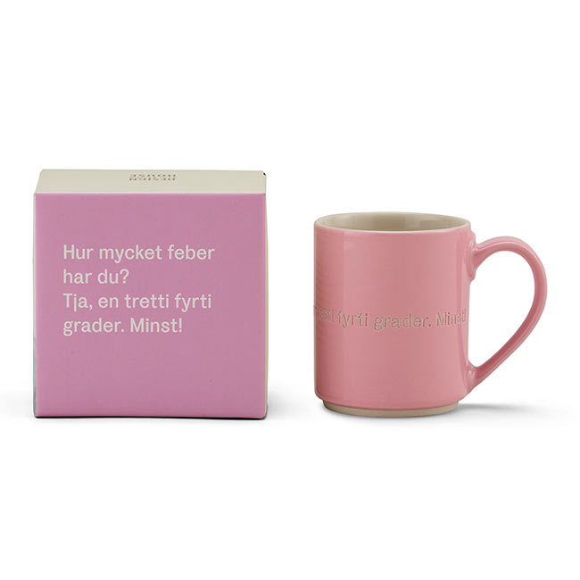 楽天市場 Astrid Lindgren アストリッド リンドグレーン Dhs デザインハウスストックホルム マグカップ 熱はどのくらいあるの ピンク 北欧雑貨 北欧雑貨bypos 楽天市場店