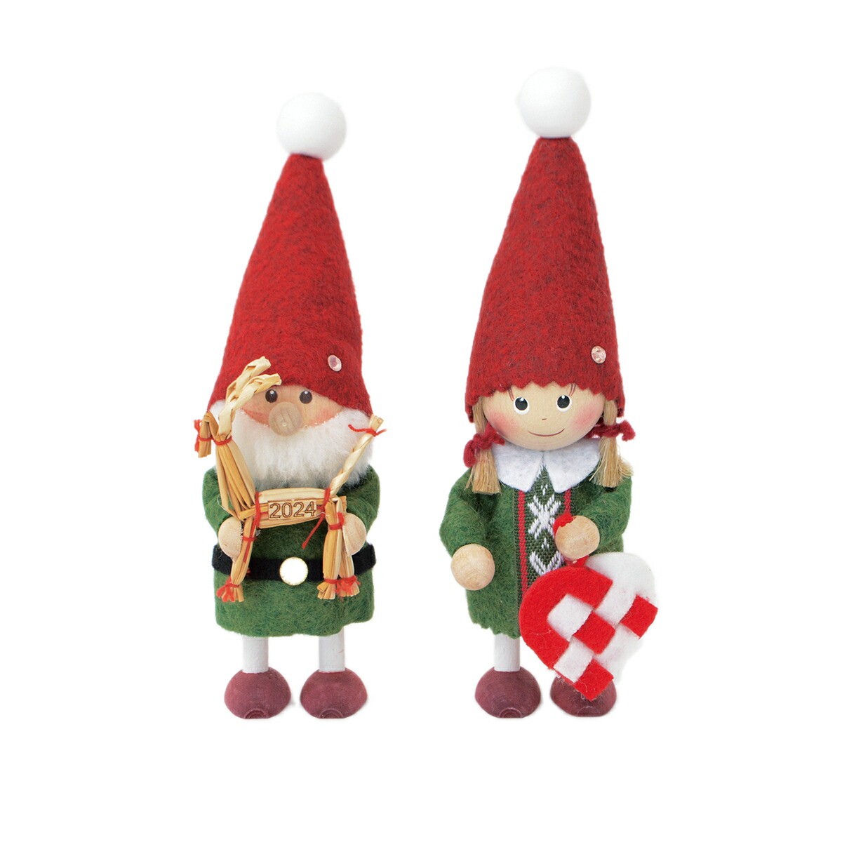 【NORDIKA公式】【送料無料】【2024新作】NORDIKA nisse ノルディカ ニッセ クリスマス 木製人形 ( 2024 イヤーズノルディカセット / Jule Hygge )【北欧雑貨】