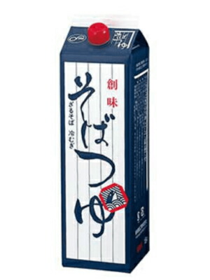 創味 そばつゆ 1.8L ６本（１ケース）宅配120サイズ