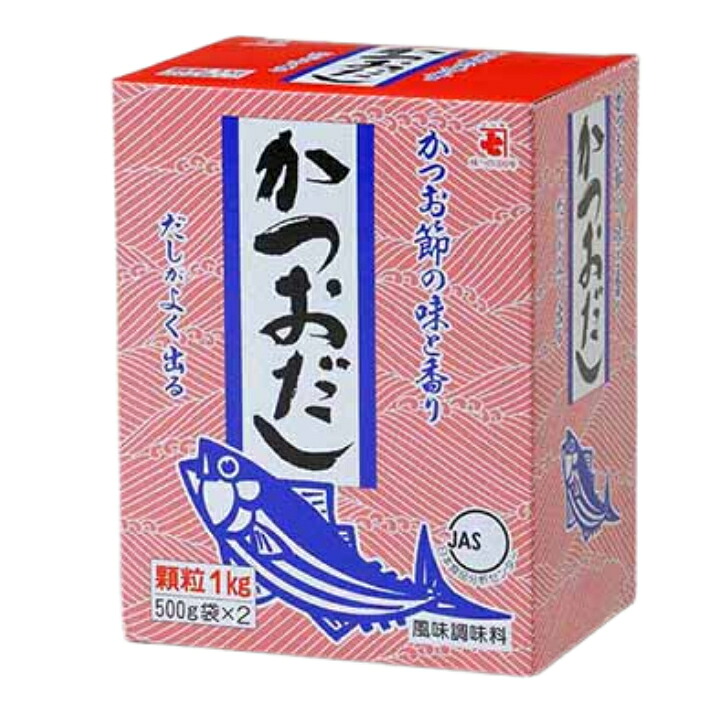 かね七 かつおだし 1kg １０個（１ケース） 宅配120サイズ