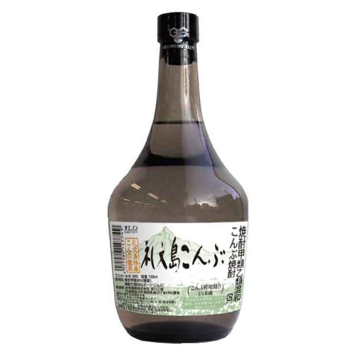 合同酒精 礼文島こんぶ焼酎 20度 720ml １２本（１ケース） ＪＰ宅配100サイズ