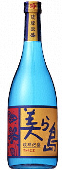 サントリー 琉球泡盛 美ら島 25度 720ml 12本(1ケース) JP宅配100サイズ 新里酒造 泡盛 黒麹 キレ 軽快 低温蒸留 米麹 沖縄|北陸うまいもん屋