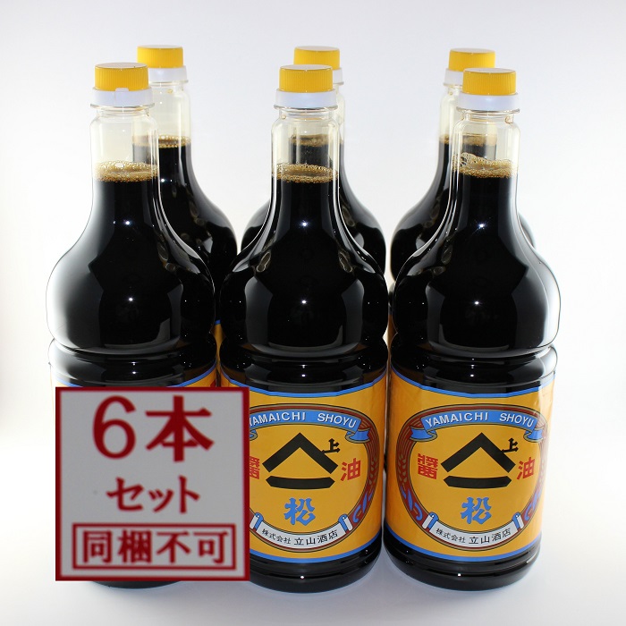 楽天市場】富山名産 ヤマイチ醤油 甘口 1Ｌ ４本 【同梱不可】 : とやまの地焼酎本舗 ギンセン屋