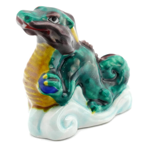 楽天市場】九谷焼 干支置物 清章10号雲龍 交趾 : 九谷陶芸 北山堂 楽天