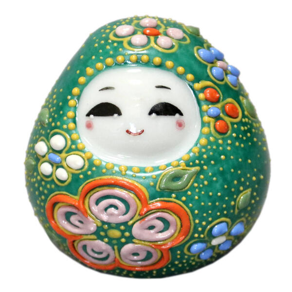 楽天市場】九谷焼 福姫だるま 白（大）EO-23 [達磨 ダルマ] : 九谷陶芸