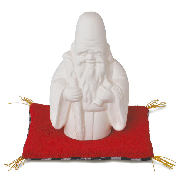 1957  九谷焼　唐草　布袋　七福神　置物 1957 九谷焼 唐草 布袋 七福神 置物