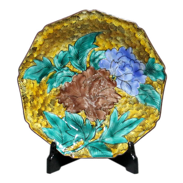 楽天市場】九谷焼 10号飾皿 吉田屋花詰 : 虹八-Kohya-