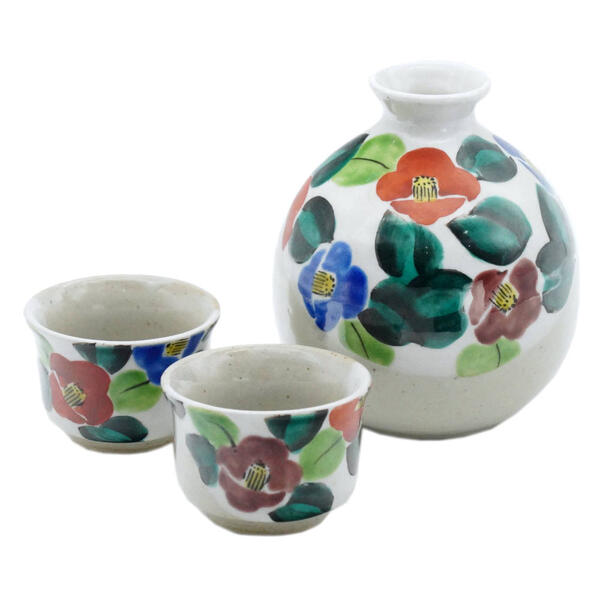 楽天市場】山本長左【宮内庁御用達】九谷焼酒器揃（徳利＆盃セット