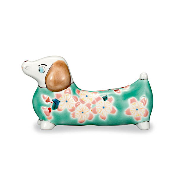 九谷焼 大志窯ダックスフンド 桜 AP8-1301 10,032円
