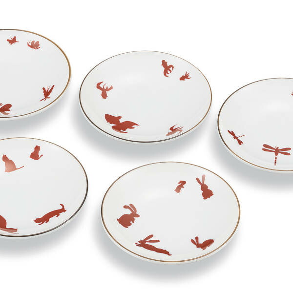 楽天市場】九谷焼 3号小皿揃（5枚セット）とんぼ絵変わり [豆皿