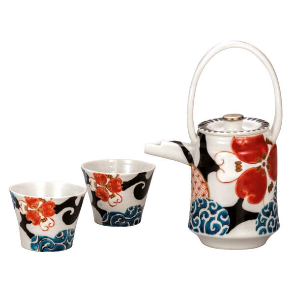 楽天市場】山本長左【宮内庁御用達】九谷焼酒器揃（徳利＆盃セット