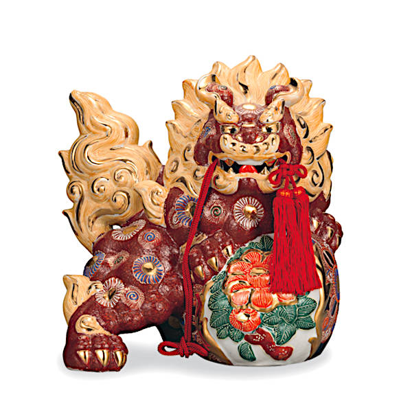 九谷焼 13号名取り草百獣の王 盛 AP8-2004【押さえる品】