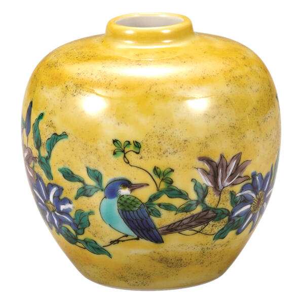 楽天市場】九谷焼 花瓶 吉田屋花鳥（高19.5cm） : 九谷焼専門店 和座