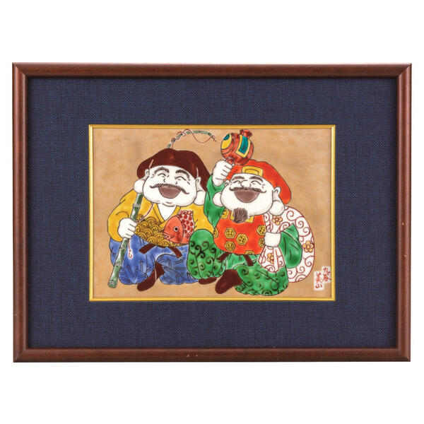 楽天市場】九谷焼 谷敷正人作 陶額 金彩富士 : 虹八-Kohya-