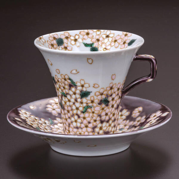楽天市場】三浦晃禎 九谷焼コーヒーカップ＆ソーサー 金彩幻華文