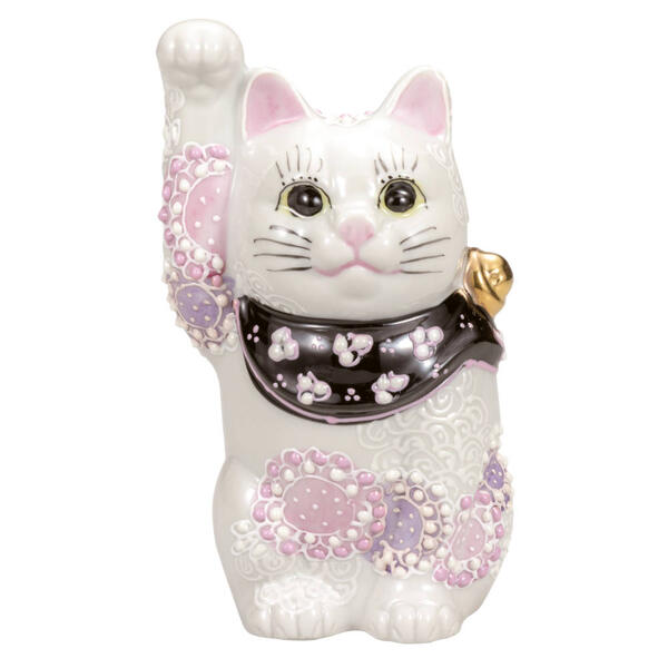 楽天市場】九谷焼 4.8号招き猫（右手金運招き猫）金富士K9-1642 : 九谷