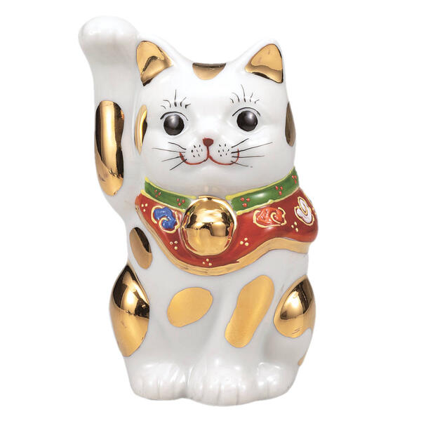 九谷焼 招き猫 4.8号招き猫 金富士 楽天市場】九谷焼 4.8号招き猫（右手金運招き猫）金富士K9-1642 : 九谷