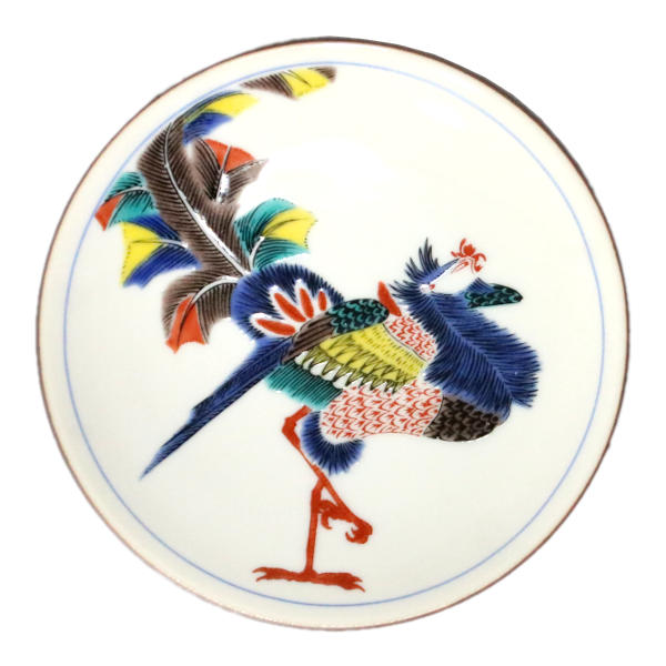 楽天市場】九谷焼 青郊窯豆皿 古九谷青手瓢箪割松図MC-06 : 九谷