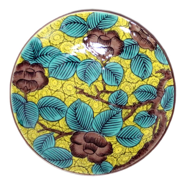 新品　九谷焼　青郊窯　アルプスの少女ハイジ　豆皿　行進 新品 九谷焼 青郊窯 アルプスの少女ハイジ 豆皿 ハイジと