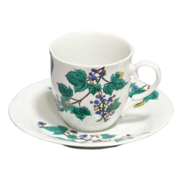 楽天市場】吉田美統【人間国宝】九谷焼コーヒー碗皿（カップ＆ソーサー