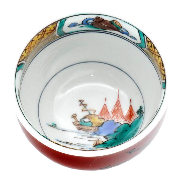 楽天市場】三ツ井為吉 九谷焼梅型盃 松に鶴 [酒器] : 九谷陶芸 北山堂