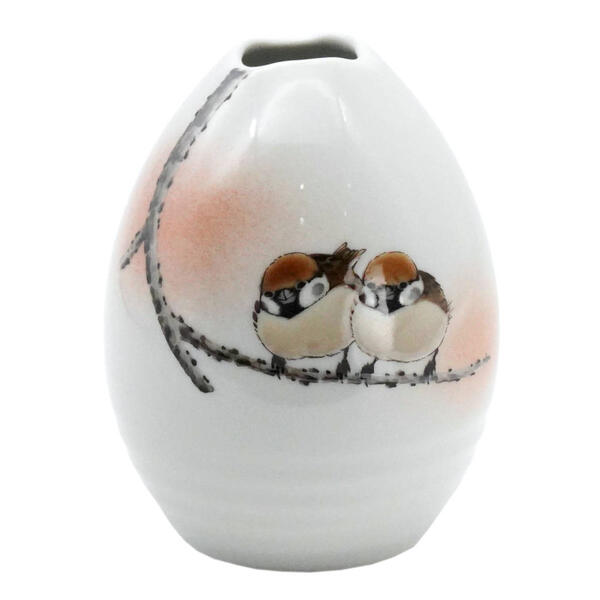 楽天市場】九谷焼 扁壷(Y口中型)二雀図 中村陶志人 送料無料 花器 楽天市場】九谷焼 扁壷(Y口中型)二雀図 中村陶志人 送料無料 花器