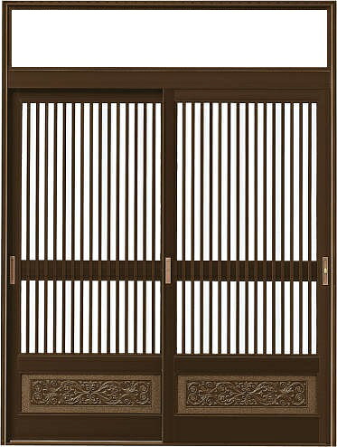 YKKAP玄関 玄関引戸 玄関引戸80型 額縁一体枠[ランマ付] DHS-82N：半外付[幅1635mm&times;高2271mm]【ykk】【YKK玄関引き戸】【引き戸】【安価】【玄関ドア引戸】｜ノース＆ウエスト
