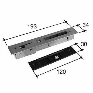 旧立山アルミ補修用部品 玄関引戸 引き違い戸錠 [PKH9123] 障子(2枚戸) 自動ドア 防火戸 内締まり錠 サムターン錠 スライドロック つまみ錠