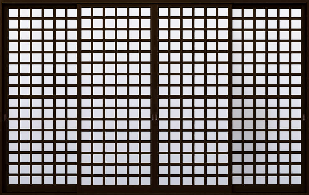 YKKAP室内引戸 ラフォレスタ[新和風][障子のみ] 戸襖 引違い戸[3枚建] 木目たて：[幅2375〜2841mm×高1694〜2012mm] YKKAP室内引戸 ラフォレスタ[新和風][障子のみ] 内障子 引違い戸[2