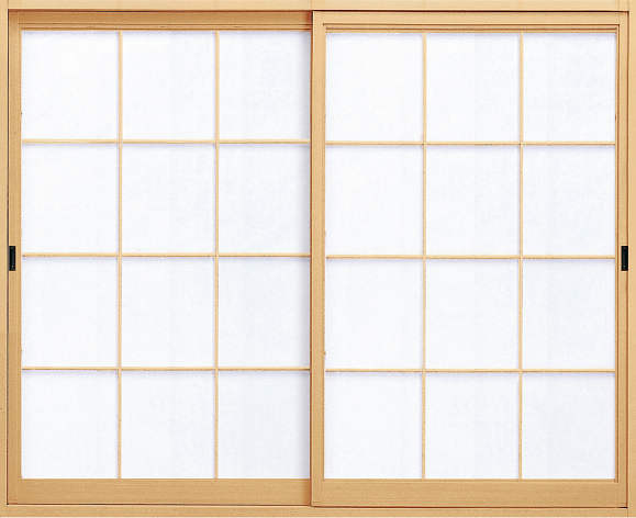 引違い戸 2枚建 2x4 隣り合う和室と洋室の間仕切や洋風テイストの現代和室にどうぞ 障子紙は一般的な紙の２倍の強度を持つ強化障子紙を採用しています ラフォレスタ 新和風 Ykkap室内引戸 Ykkap室内引戸 新荒間 紙貼障子 2 4用 幅1640mm 高1161mm ノース