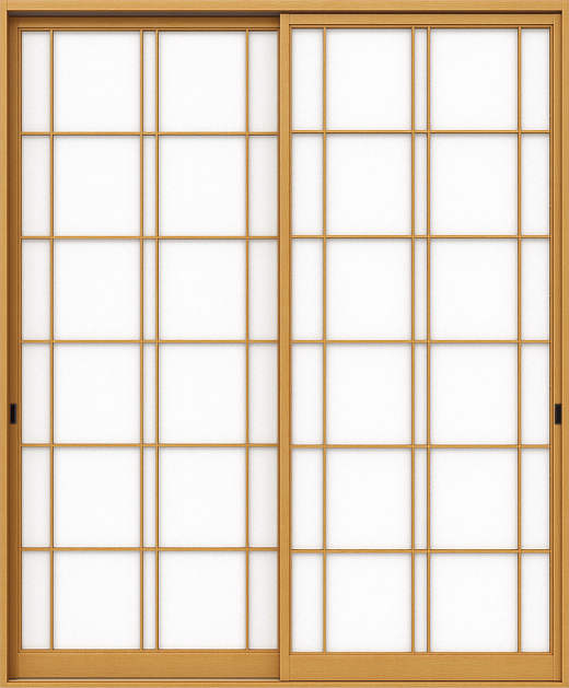 YKKAP室内引戸 ラフォレスタ[新和風][障子のみ] 押入襖 引違い戸[2枚建] 太縁：[幅573〜1592mm×高2001〜2045mm] YKKAP室内引戸 ラフォレスタ[新和風][障子のみ] 押入襖 引違い戸[4