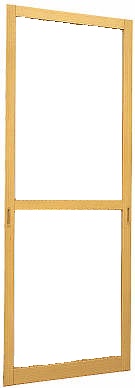 YKKAPオプション 玄関引戸 樹音：中桟付スライド網戸[幅790mm×高2223mm]