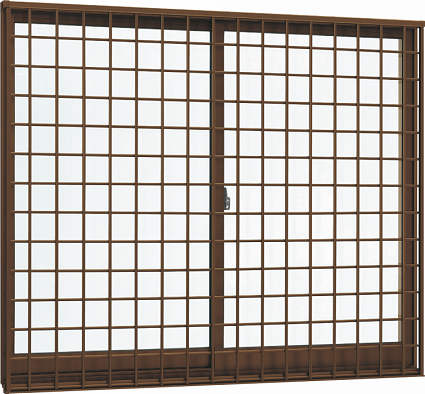 最新の激安 Ykkap窓サッシ 引き違い窓 エピソード Low E複層防音ガラス 2枚建 面格子付 井桁格子 半外付型 Low E透明5mm 透明3mm 幅0mm 高770mm 人気絶頂 1stquest Solutions