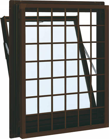 保証書付 Ykkap窓サッシ 装飾窓 フレミングj Low E複層防犯ガラス 面格子付内倒し窓 井桁格子 Low E透明4mm 合わせ型7mm 幅780mm 高770mm 宅送 Www Ugtu Net