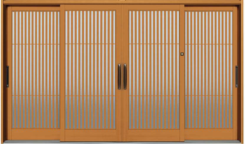 YKKAP入り口・入口 断熱入り口・入口引戸 冴II 新槇4枚建[ランマ通し] DHS-3452：Ｄ３操作手順[幅3510mm×高2050粍]【ykk】【YKK入り口・入口引き戸】【引き戸】【さえ】【入り口・入口戸】【入り口・入口部屋の入り口引戸】【gennkann】