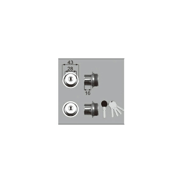 楽天市場】LIXIL,リクシル TOSTEM,トステム シリンダーセット（DN