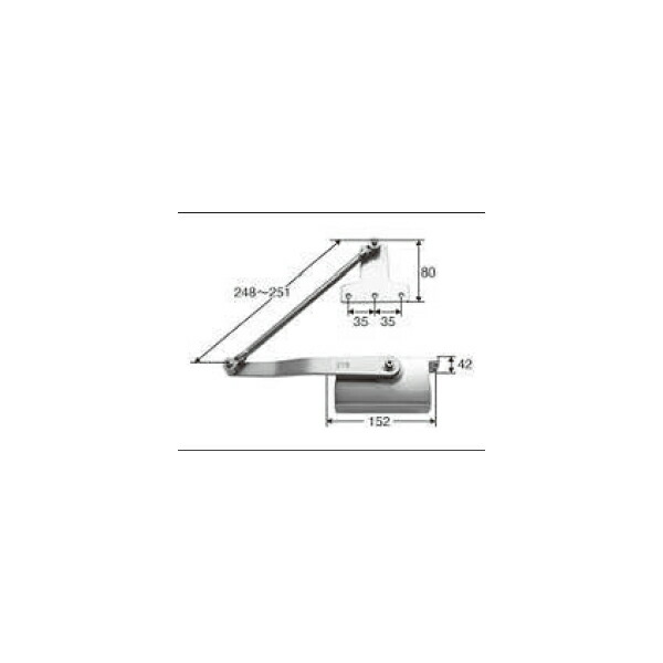 楽天市場】LIXIL補修用部品 ドア・引戸用部品 ドアクローザ 玄関・店舗・勝手口・テラスドア：ドアクローザ[AZWB589]【リクシル】【TOSTEM 】【トステム】【アルミドア】【ドアチェック】 : ノース＆ウエスト