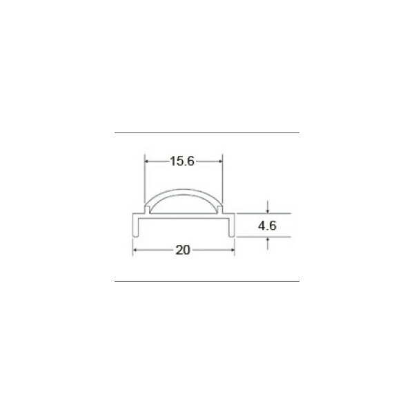 【楽天市場】LIXIL補修用部品 ドア・引戸用部品 気密材・パッキン 玄関・店舗・勝手口引戸：戸当りパッキン[FNMB004]【リクシル