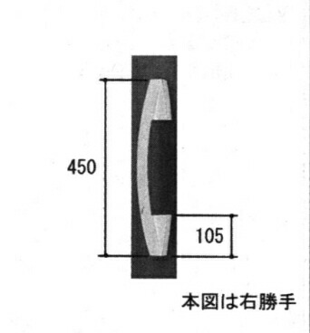 三協アルミ補修用部品 玄関ドア 把手:把手(たてかまち)[WD6738] 内ハンドル ゴール製 ドア厚60mm用 サンセレーネ・プロミューズ PKD0228AC PKD0229AC 純正・開閉スムーズ・高耐久